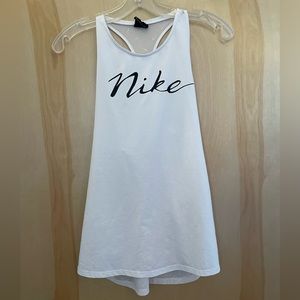 Nike athletic workout top with mesh back